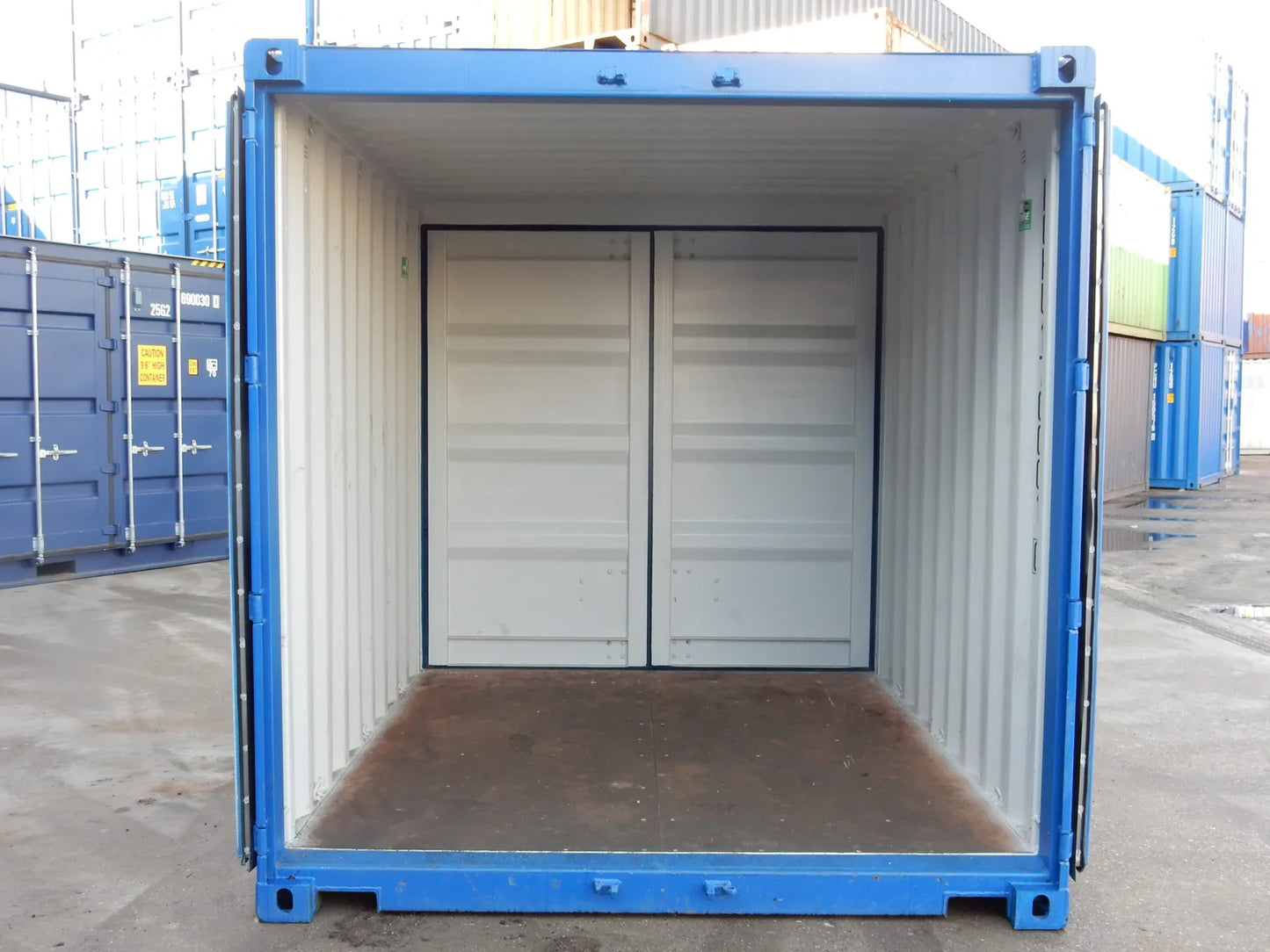 Gebrauchter 10-Fuß-Container mit Doppeltür