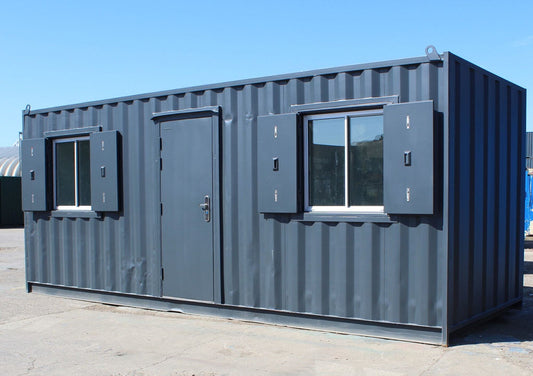 20-Fuß-Bürocontainer mit 2 Fenstern (Ref:1096)